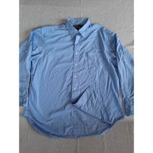 Polo by Ralph Lauren Men 17 1/2-35 Lowell Button Shirt Long Sleeve Pocket Cotton